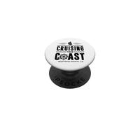 Cruising The Coast Monterey Beach California Sail Boat PopSockets Adhesive PopGrip