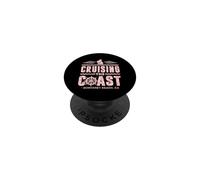 Cruising The Coast Monterey Beach California Sail Boat PopSockets Adhesive PopGrip