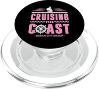 Cruising The Coast Ocean City Beach Maryland Sail Boat PopSockets PopGrip for MagSafe