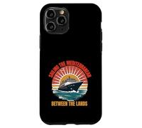 Cruising the Mediterranean Vacation Cruise Ship Travel Case for iPhone 11 Pro