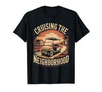 Cruising the Neighborhood Golf Cart Value Graphic T-Shirt