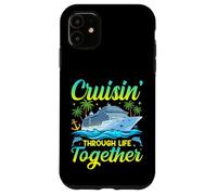 Cruising Through Life Together Vintage Family Cruise Trip Case for iPhone 11