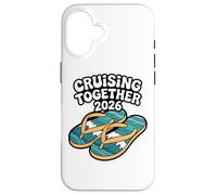 CRUISING TOGETHER 2026 Beach Sandal Footwear Case for iPhone 16