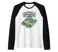 Cruising Together 2026 Beach Sandal Footwear Raglan Baseball Tee