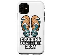 CRUISING TOGETHER 2026 Ocean Wave Sandals Nautical Trip Case for iPhone 11