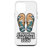 CRUISING TOGETHER 2026 Ocean Wave Sandals Nautical Trip Case for iPhone 12 mini