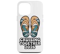 CRUISING TOGETHER 2026 Ocean Wave Sandals Nautical Trip Case for iPhone 13 Pro Max