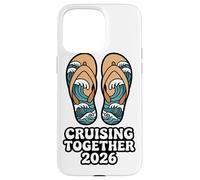 CRUISING TOGETHER 2026 Ocean Wave Sandals Nautical Trip Case for iPhone 15 Pro Max