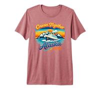 Cruising Together Alaska 2026 Glacier Sunset Wilderness Trip Premium T-Shirt