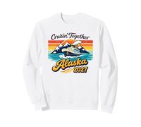 Cruising Together Alaska 2027 Glacier Sailing Graphic Sweatshirt