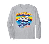 Cruising Together Alaska 2027 Glacier Sunset Wilderness Trip Long Sleeve T-Shirt
