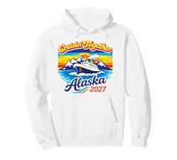 Cruising Together Alaska 2027 Glacier Sunset Wilderness Trip Pullover Hoodie
