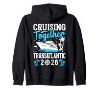 Cruising Together Family Cruise Trip Transatlantic 2026 Zip Hoodie