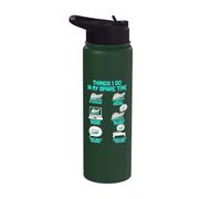 Cruising Vacation Tourist Cruise Ship Passenger Things I Do Stainless Steel Insulated Water Bottle