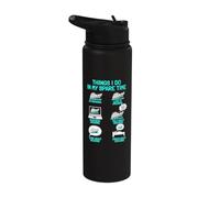 Cruising Vacation Tourist Cruise Ship Passenger Things I Do Stainless Steel Insulated Water Bottle