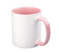 CRUMANCY Ceramic Coffee Mug, Sublimation Mugs, 11oz Sublimation Blanks Mugs Coffee Mug with Handle, Restaurant Cups for Coffee Tea Cocoa Cappuccino Cereal, Matte White