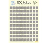 Crumbs by Collette 100 Bakes Scratch Off Poster - a Bucket List for Home Bakers - A3 (297 x 420 mm)