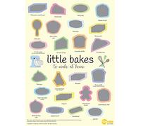 Crumbs by Collette Little Bakes Scratch Off Poster | Bucket List for Little Bakers | A3 (297 x 420 mm) | Recipe Links Included