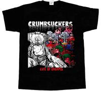 CRUMBSUCKERS Life of Dreams '86 Short-Long Sleeve Mens T-Shirt Size XXL Black