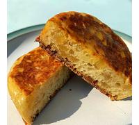 Crumpetorium Stem Ginger Crumpets 12 Pack, Handmade