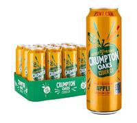 Crumpton Oaks Apple Cider 5% ABV - Pint Cans 12 x 568ml | Medium Dry Cider | Crisp, Fruity, Refreshing Golden Apple Flavour