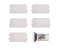 Crumye 5 Pcs Universal Mica Sheet Waveguide Plate, Replacement Oven Protector Sheet for Microwave Insulation Flame Retardant Waveguide Sheet Mica for Home Kitchen