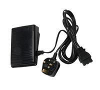 Crumye Sewing Machine Foot Control Pedal, Anti Slip Plastic Foot Speed Controller, 220V UK Plug, easy to install, household commercial, industrial and scientific foot pedals