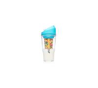 CRUNCHCUP XL Blue - Portable Plastic Cereal Cups for Breakfast On the Go To Go Cereal and Milk Container for your favorite Breakfast Cereals No
