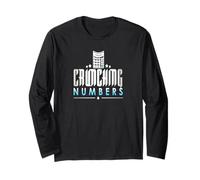 Crunchin Numbers Calculator Math Humor Professional Long Sleeve T-Shirt