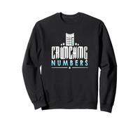 Crunchin Numbers Calculator Math Humor Professional Sweatshirt
