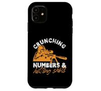 Crunching Numbers Hitting Shots Design Case for iPhone 11