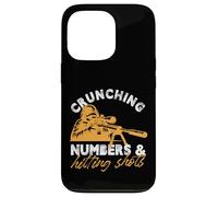Crunching Numbers Hitting Shots Design Case for iPhone 13 Pro