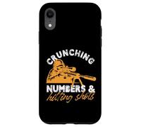 Crunching Numbers Hitting Shots Design Case for iPhone XR