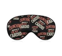 Crunching Numbers is My Cardio Accountant Blackout Sleep Mask for Side Sleeper Soft Covers for Travel Essentials Nap