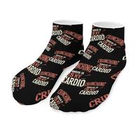 Crunching Numbers Is My Cardio Accountant Trainer Socks No Show Low Cut Ankle Sock Thin Non Slip Sport Running Sock 1 Packs