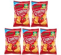 Crunchips Paprika Crisps 5X 150G | Multipack | Bulk Pack of 5 - Imported by DFB
