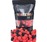 Crunchy Blackberry and Raspberry Sweets - 500g bag small Blackberries and Raspberries Bobbly Sweets by skvdntrade8 (Blackberry and Raspberry, 500g)