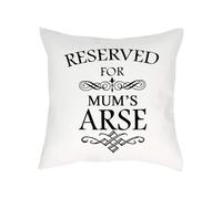 Crunchy Carrots Mother’s Day Cushion - Reserved for Mum's Arse Sofa Decor Home Décor, Satin Throw Pillow/Cushion. (Satin Cushion Cover)