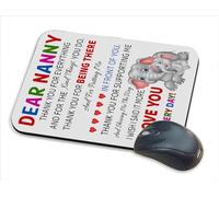 Crunchy Carrots Mother's Day - Dear Nanny Thank You for Everything Mouse Mat, PC/Computer Accessories