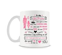 Crunchy Carrots to My Dear Daughter Once Upon a time You were a Little Girl Who Stole My Heart - I Love You Daughter Gift from Mom Dad Coffee Mug Birthday Christmas (from Dad, White Mug)