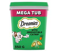 Crunchy Catnip Flavoured Cat Treats Mega Tub Value Pack 700g Total Weight