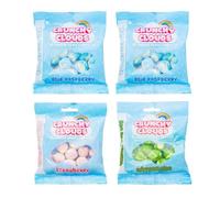 Crunchy Cloud - Bon Bon Crunch, Freeze-Dried Candy Bundle - 2x Blue Raspberry, 1x Strawberry & 1x Watermelon - Light & Crunchy, Bold Fruity Flavours, On-The-Go Snack - Pack of 4