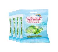 Crunchy Cloud - Bon Bon Crunch Watermelon - Freeze Dried Crunchy Fruity Candy - Light Crispy Shell, Sweet & Juicy Watermelon Flavour - Fun Party Snack, Shareable Treat - Pack of 4