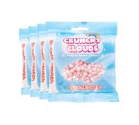 Crunchy Cloud - Bubble Crunch Strawberry - Freeze-Dried Crunchy Candy - Light Airy Crisp Texture, Juicy Sweet Strawberry Flavour - Fun Party Treat, On-The-Go Snack - Pack of 4