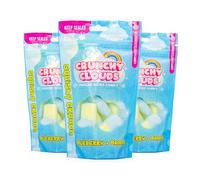 Crunchy Cloud - Squishy Crunch Blueberry & Banana - Freeze Dried Fruity Candy - Light Airy Crunchy Candies - Fun Party Treat, On-the-Go Snack, Shareable Sweets - Pack of 3