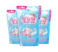 Crunchy Cloud - Squishy Crunch Bubblegum - Freeze Dried Fruity Candy - Light Airy Crunch, Sweet Bubblegum Flavour - Fun Party Treat, On-the-Go Snack, Shareable Sweets - Pack of 3