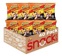 Crunchy Flamin' Hot Cheese Flavored Snacks, 40 count (Pack of 1)