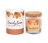 Crunchy Leaves Scented Candle - 25 Hour Burn Time - Creates a Cozy Ambiance