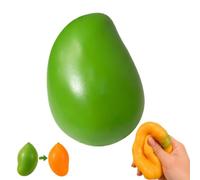 Crunchy Mango Squishy, Chameleon Mango Stress Ball, Slow Rising Crunchy Squishy for Stress Relief, Textured Sensory Ball for Anxiety Management Party Favors (1PCS)