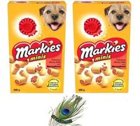 Crunchy Mini Markies Dog Treats - 2 x 500g Value Pack | Chewy Meaty-Fi